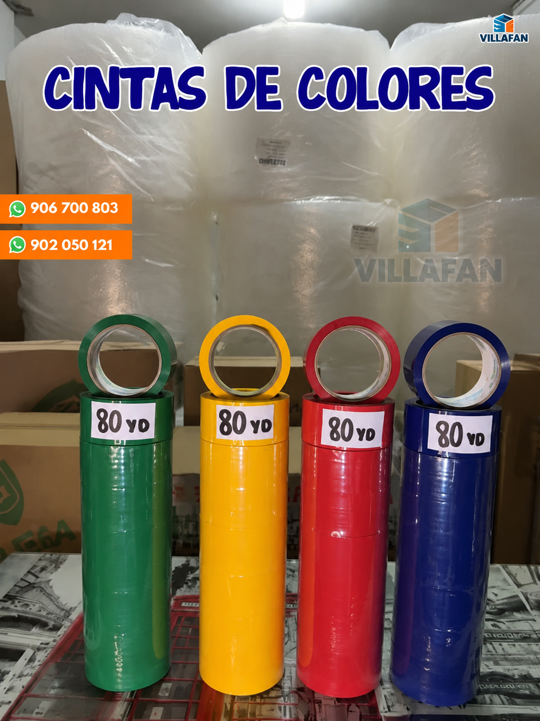 Detalle Cinta de Colores