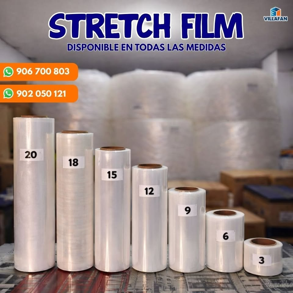 Stretch Film en presentación múltiple
